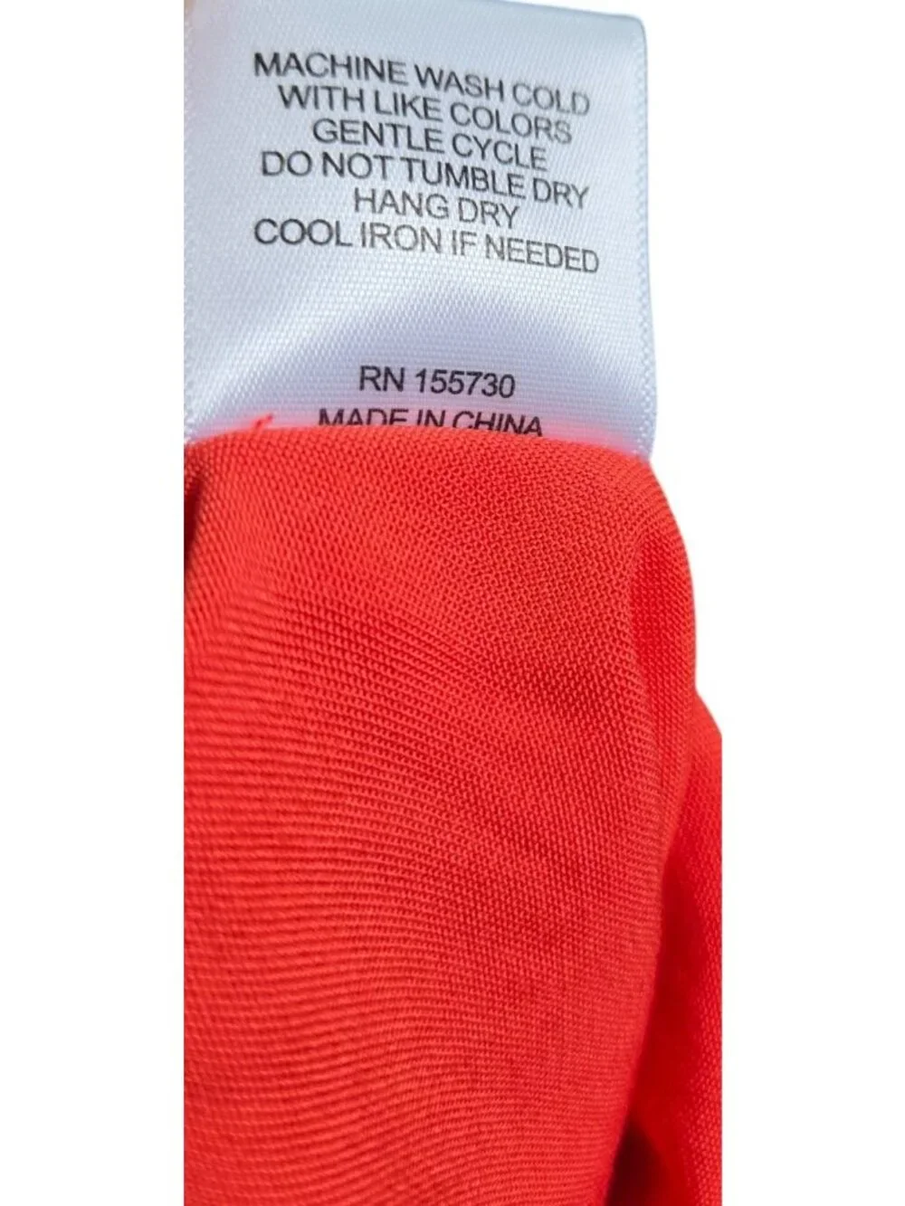 Rose + Olive Coral Short Sleeve Blouse Tunic Women's Small 100% Rayon NWT - Picture 7 of 9